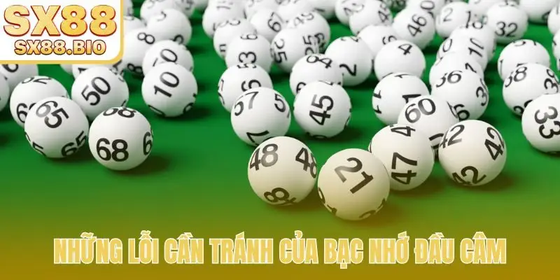 Những lỗi cần tránh của bạc nhớ đầu câm